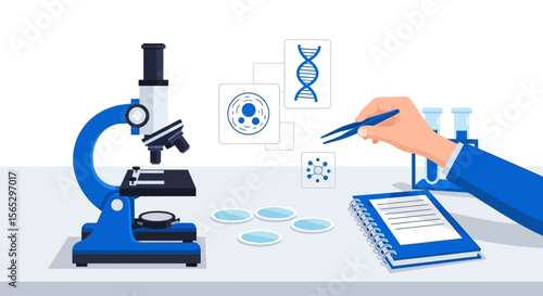 Microscopic Cellular Study A Deep Dive into Cellular Research and Genetic Analysis