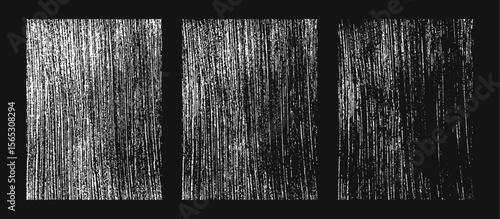 Grunge vertical line texture background set with distressed overlay effect, static noise, scratch surface, dirty print pattern, glitch design, abstract grain, damaged vintage illustration