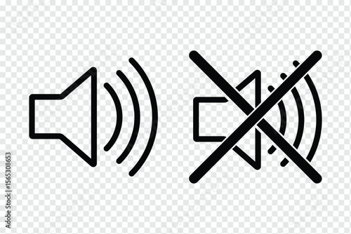 No Sound icon sign mute icon vector illustration. Speaker mute icon. No sound icon. No allowed Sound Sign. no sound or keep silence red circle sign, green allowed round vector icon eps 10