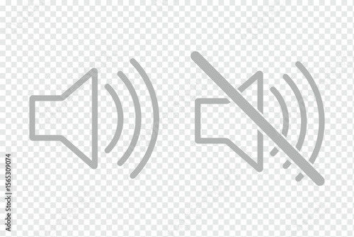 No Sound icon sign mute icon vector illustration. Speaker mute icon. No sound icon. No allowed Sound Sign. no sound or keep silence red circle sign, green allowed round vector icon eps 10
