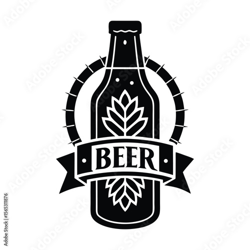 Best Beer Bottle Label Design Hop Brewery