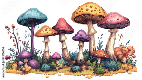 Delightful Scene for Children to Color - Creative Coloring Activity for Kids