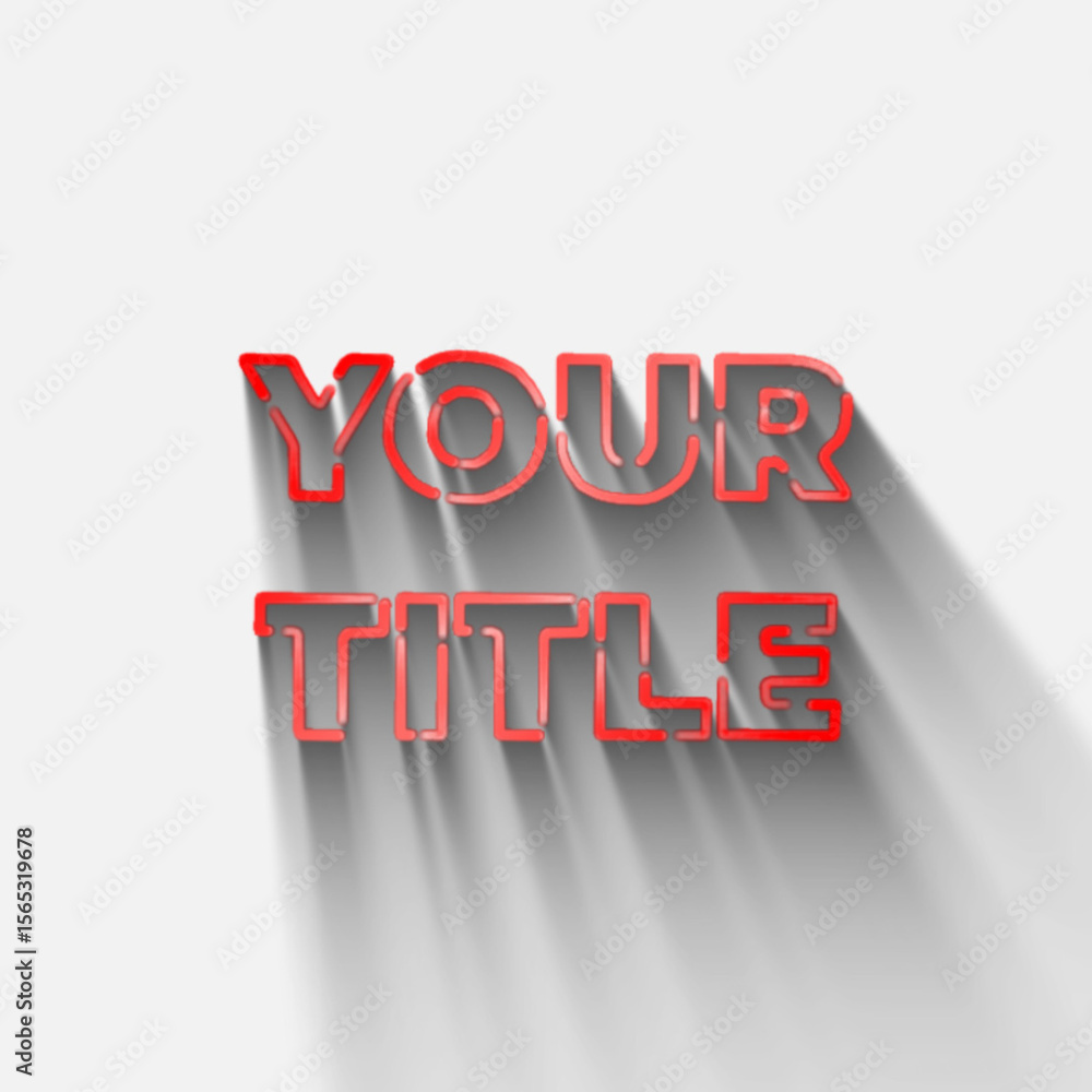 Clean Elegant Animated Title for Square Social Media Posts Stock ...