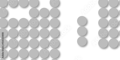 Seamless pattern of grey polka dots with transparent background. suit Kurt digital design motif colorful wallpaper illustration, traditional design. wall decorated gray mosaic tiles texture background