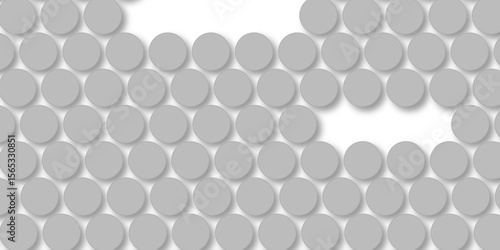 Seamless pattern of grey polka dots with transparent background. suit Kurt digital design motif colorful wallpaper illustration, traditional design. wall decorated gray mosaic tiles texture background