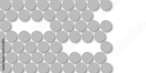 Seamless pattern of grey polka dots with transparent background. suit Kurt digital design motif colorful wallpaper illustration, traditional design. wall decorated gray mosaic tiles texture background
