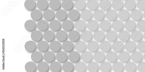 Seamless pattern of grey polka dots with transparent background. suit Kurt digital design motif colorful wallpaper illustration, traditional design. wall decorated gray mosaic tiles texture background