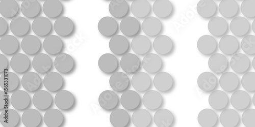 Seamless pattern of grey polka dots with transparent background. suit Kurt digital design motif colorful wallpaper illustration, traditional design. wall decorated gray mosaic tiles texture background