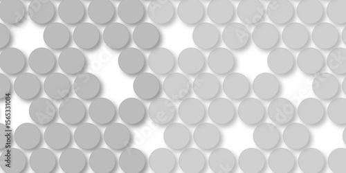 Seamless pattern of grey polka dots with transparent background. suit Kurt digital design motif colorful wallpaper illustration, traditional design. wall decorated gray mosaic tiles texture background