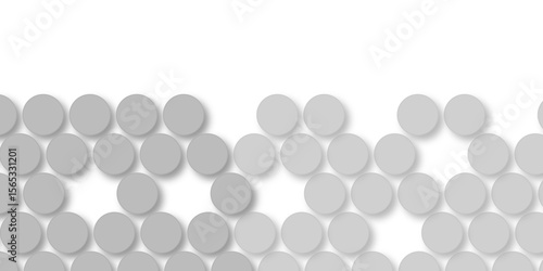 Seamless pattern of grey polka dots with transparent background. suit Kurt digital design motif colorful wallpaper illustration, traditional design. wall decorated gray mosaic tiles texture background