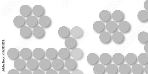Seamless pattern of grey polka dots with transparent background. suit Kurt digital design motif colorful wallpaper illustration, traditional design. wall decorated gray mosaic tiles texture background