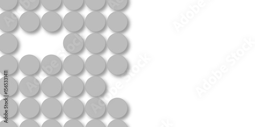 Seamless pattern of grey polka dots with transparent background. suit Kurt digital design motif colorful wallpaper illustration, traditional design. wall decorated gray mosaic tiles texture background