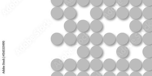 Seamless pattern of grey polka dots with transparent background. suit Kurt digital design motif colorful wallpaper illustration, traditional design. wall decorated gray mosaic tiles texture background