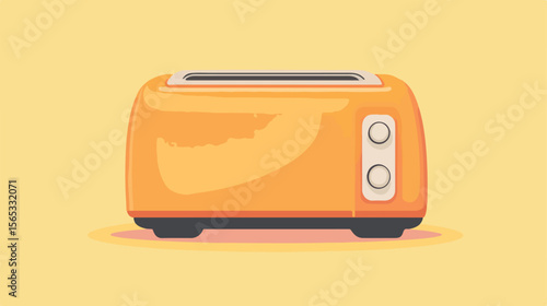 Modern Bread Toaster Kitchen Appliance Technology Image