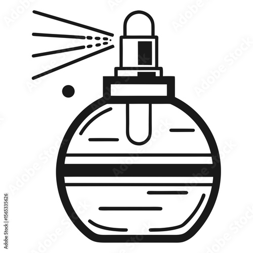 spray bottle vector