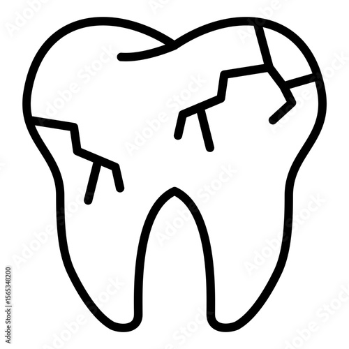 Broken Tooth Icon