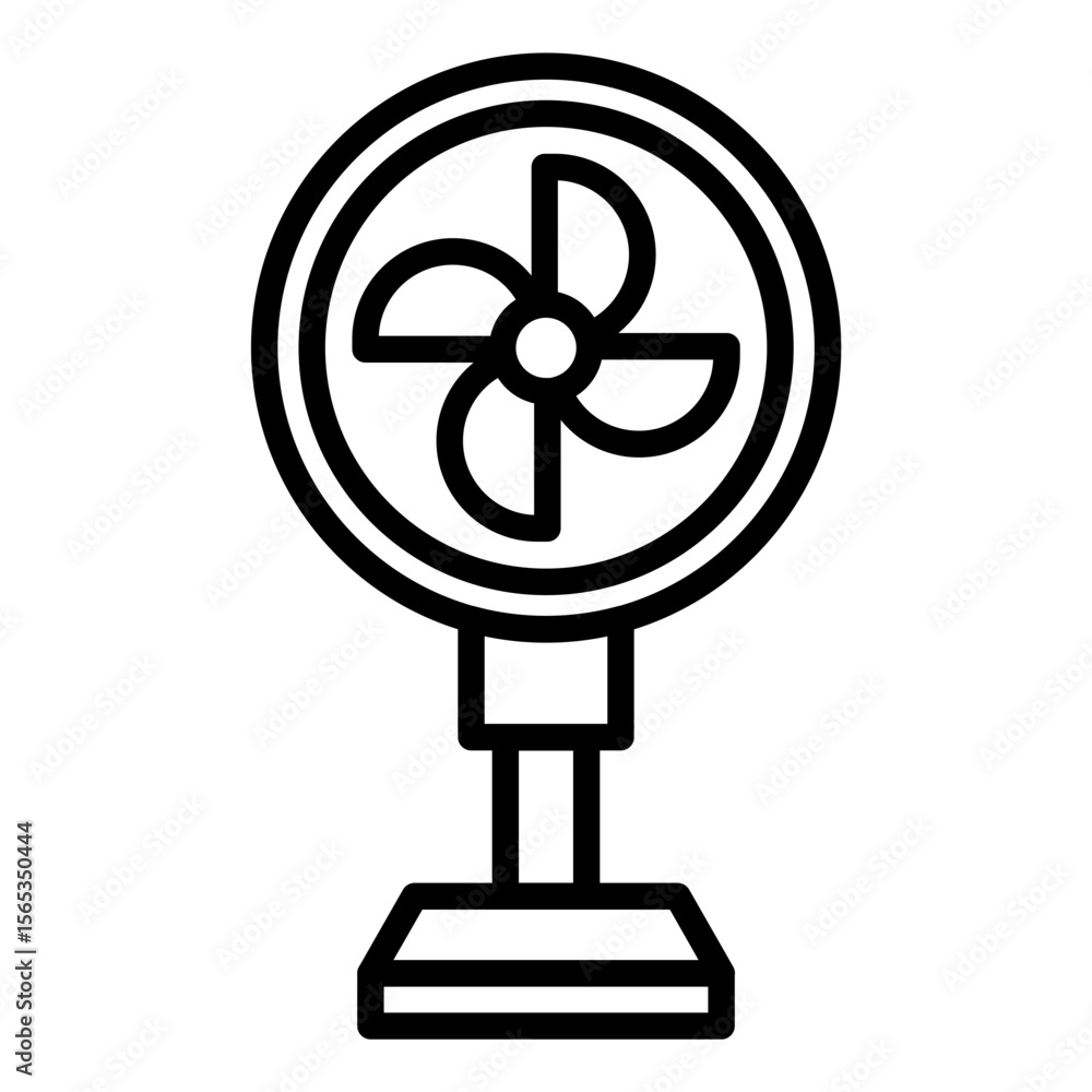 Obraz premium Stand Fan Icon