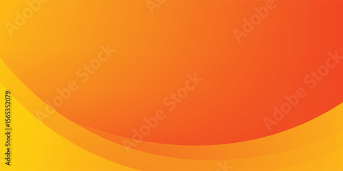 Abstract orange color background. Fluid shapes composition. Eps10 vector