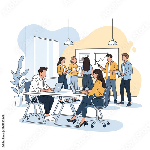 business meeting in the office