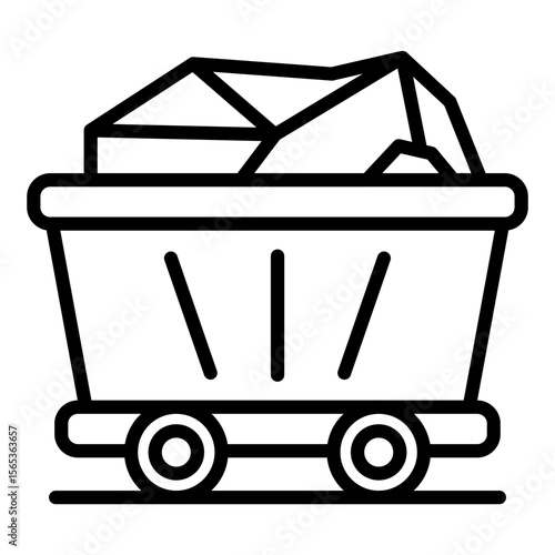 Mining Cart Icon