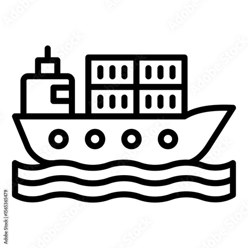 Cargo Ship Icon