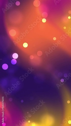 Blurry abstract design with sparkling light suitable for backgrounds, website banners, and modern graphic designs with purple, orange, and yellow hues. Vibrant and dynamic visual.
