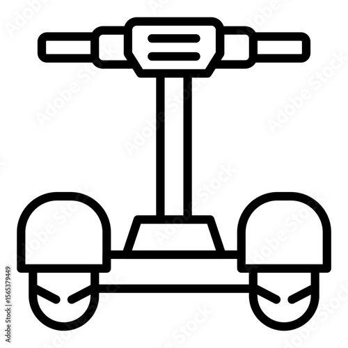 Police Segway Icon