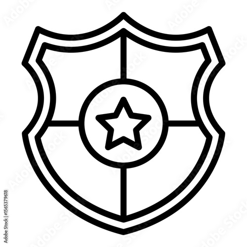 Police Shield Icon