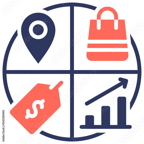 Marketing Mix Icon