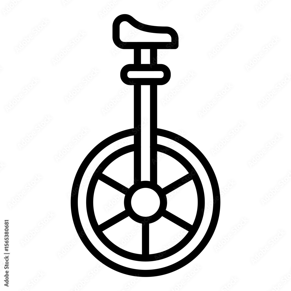 Fototapeta premium Monocycle Icon
