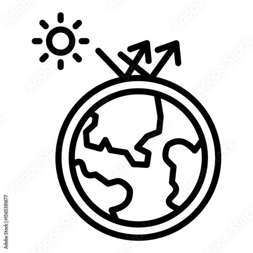 Greenhouse Effect Icon