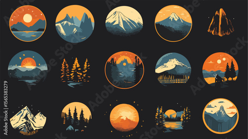 Exciting Outdoor Adventure Letterings Bundle Concept
