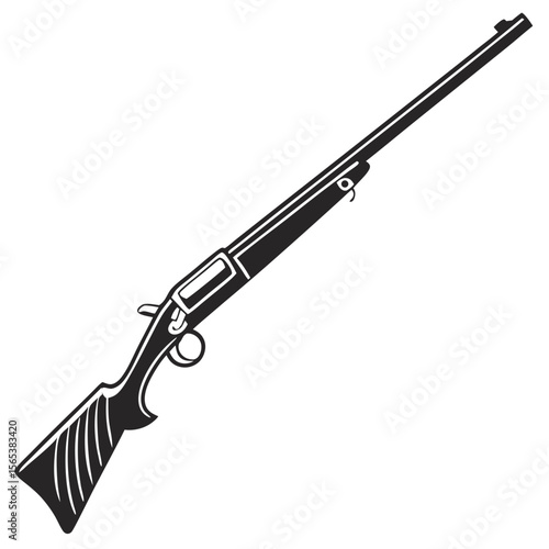 Vintage Rifle Hunting