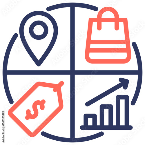 Marketing Mix Icon