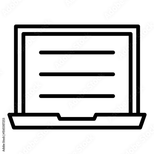 School Laptop Icon
