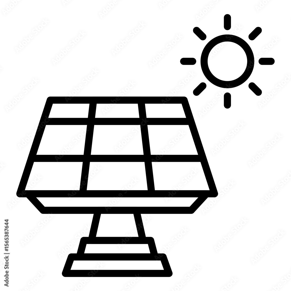 Solar Panel Icon Solar Panel Icon