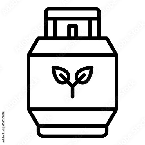 Biogas Cylinder Icon