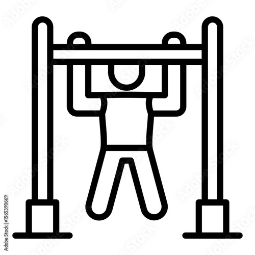 Chin Ups Icon