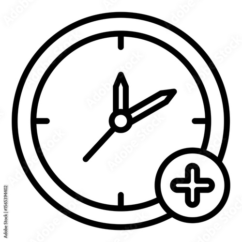 Medical Clock Icon