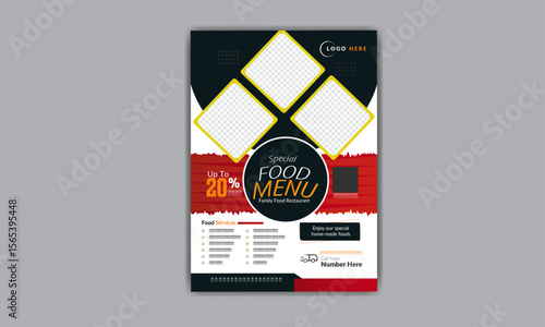 food flyer design