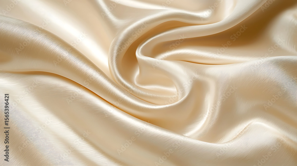 Fototapeta premium A piece of fabric with a pattern that is very smooth and silky