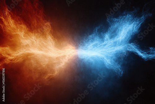 Fire and water collide in chaotic elemental clash in cosmic arena