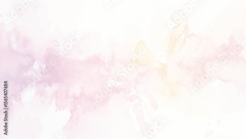 pink soft color stains and splashes, pink texture with clouds and grunge white stains, watercolor stain of pink paint with washes of watercolor.