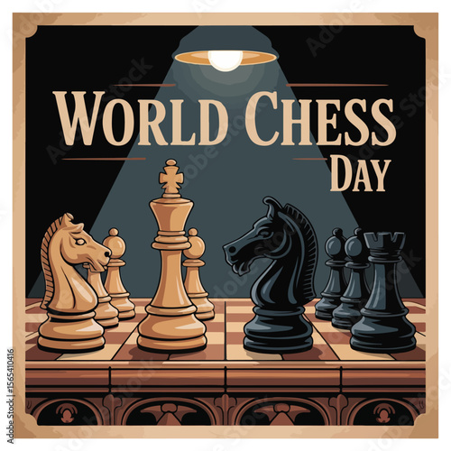 World Chess Day Observation Poster