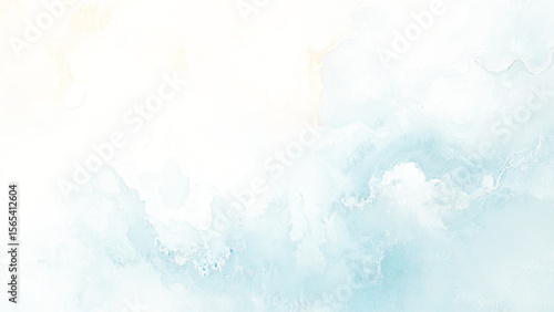 old pastel light blue paper parchment background illustration with wrinkled worn grunge texture design. Abstract watercolor background