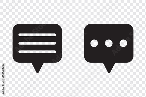 Comment icon. Comments vector flat icon. Comment icon speech bubble symbol Chat message icons - talk message Bubble chat icon. web vector icon. 