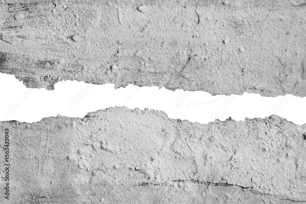 Obraz premium Torn Rough Concrete Texture Frame Edges - Ideal for Creative Project