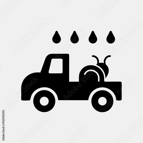 vector illustration of a truck