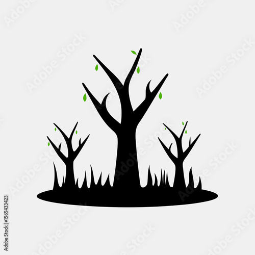 Burnt tree