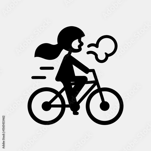 girl on bike